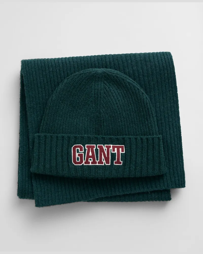 Gant Herren GANT Graphic Beanie und Schal im Geschenkset 