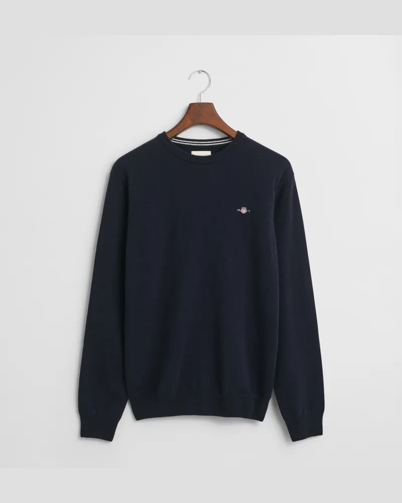 Gant Herren Superfine Lambswool Rundhalspullover 