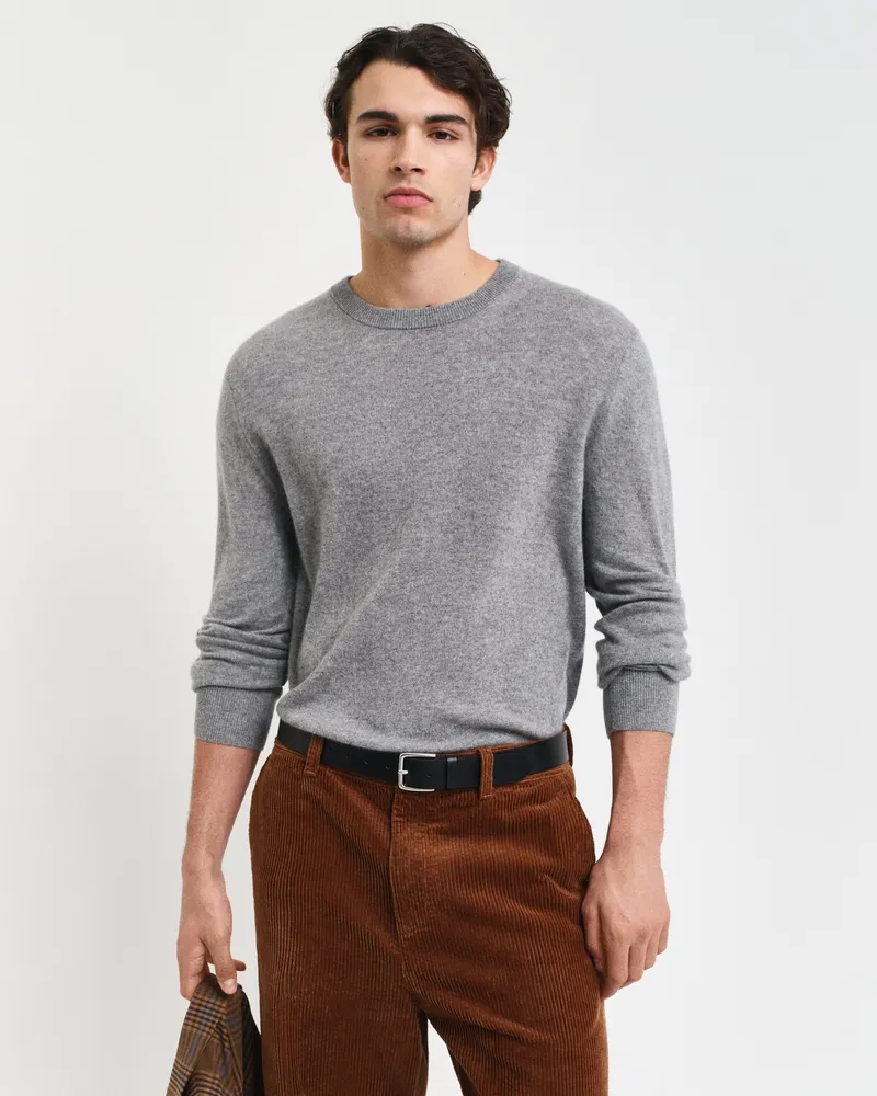 Gant Herren Kaschmir Rundhalspullover 