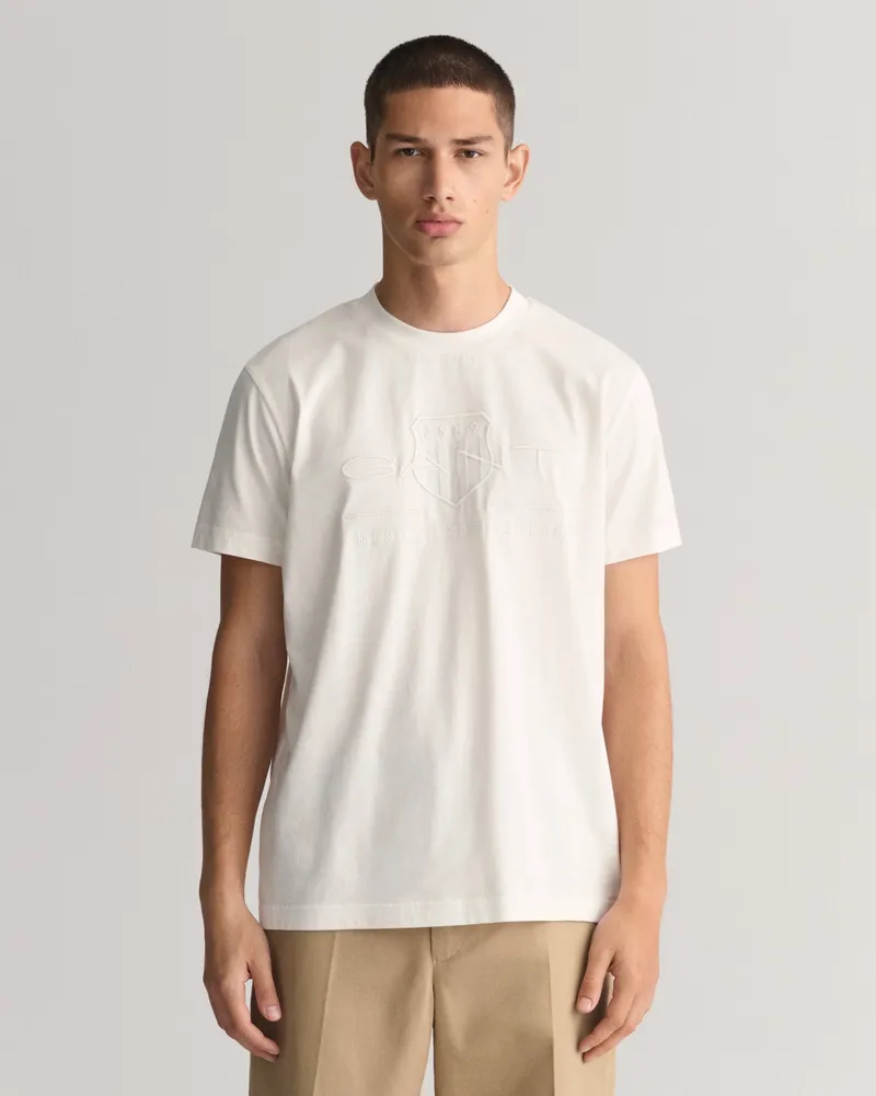 Gant Herren Tonal Archive Shield T-Shirt 