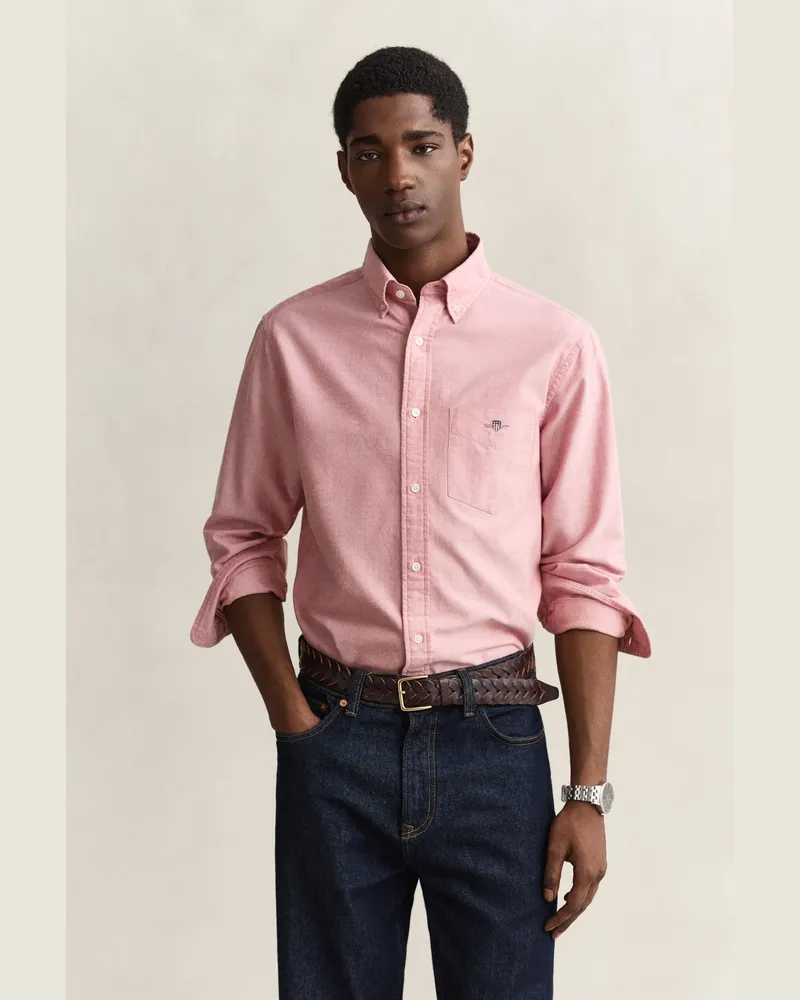 Gant Herren Classic Regular Fit Oxford-Hemd MAPLE FIRE Maple
