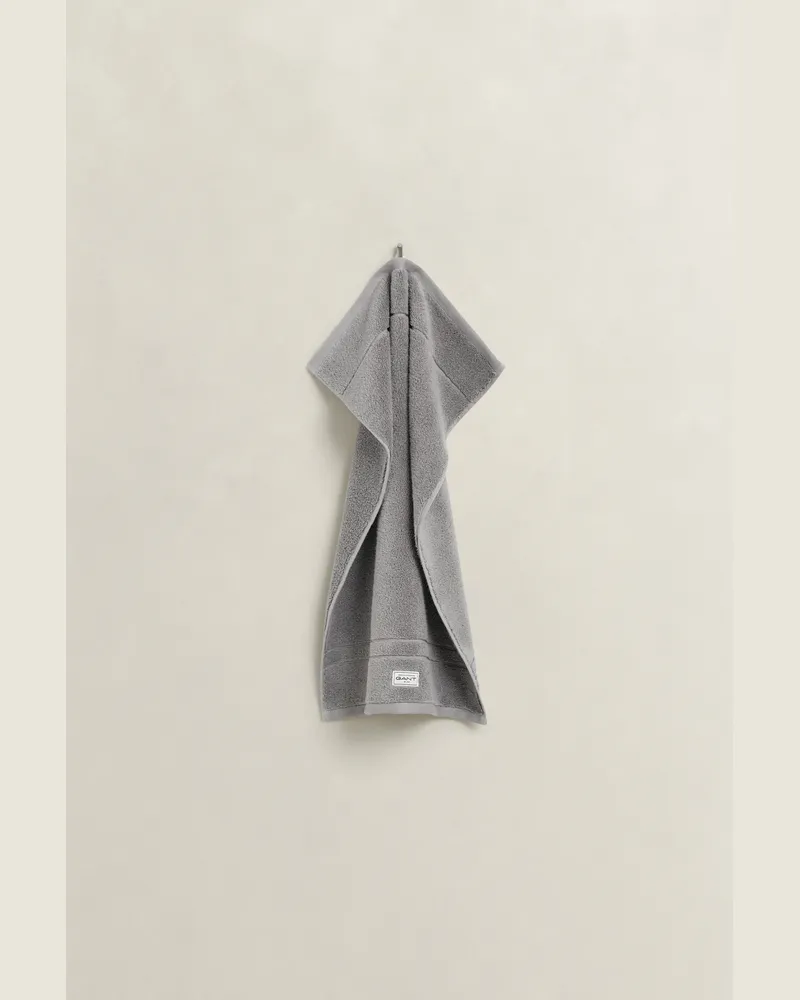 Gant Wohnaccessoires Premium Handtuch 30 x 50 CONCRETE Grau Concrete