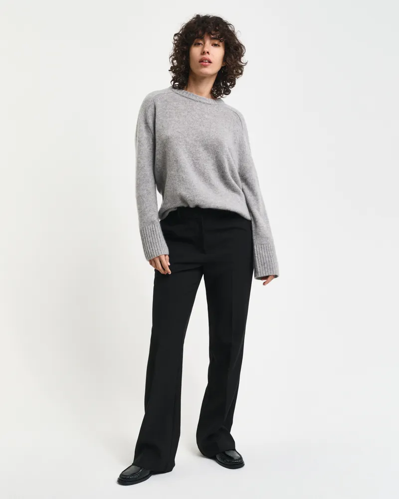 Gant Damen Slim Fit Slacks mit Schlag 