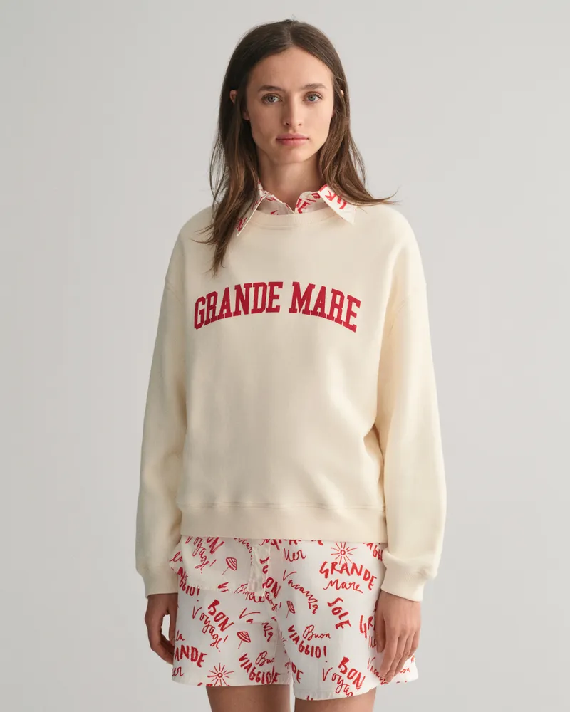 Gant Damen Grande Mare Rundhals-Sweatshirt 