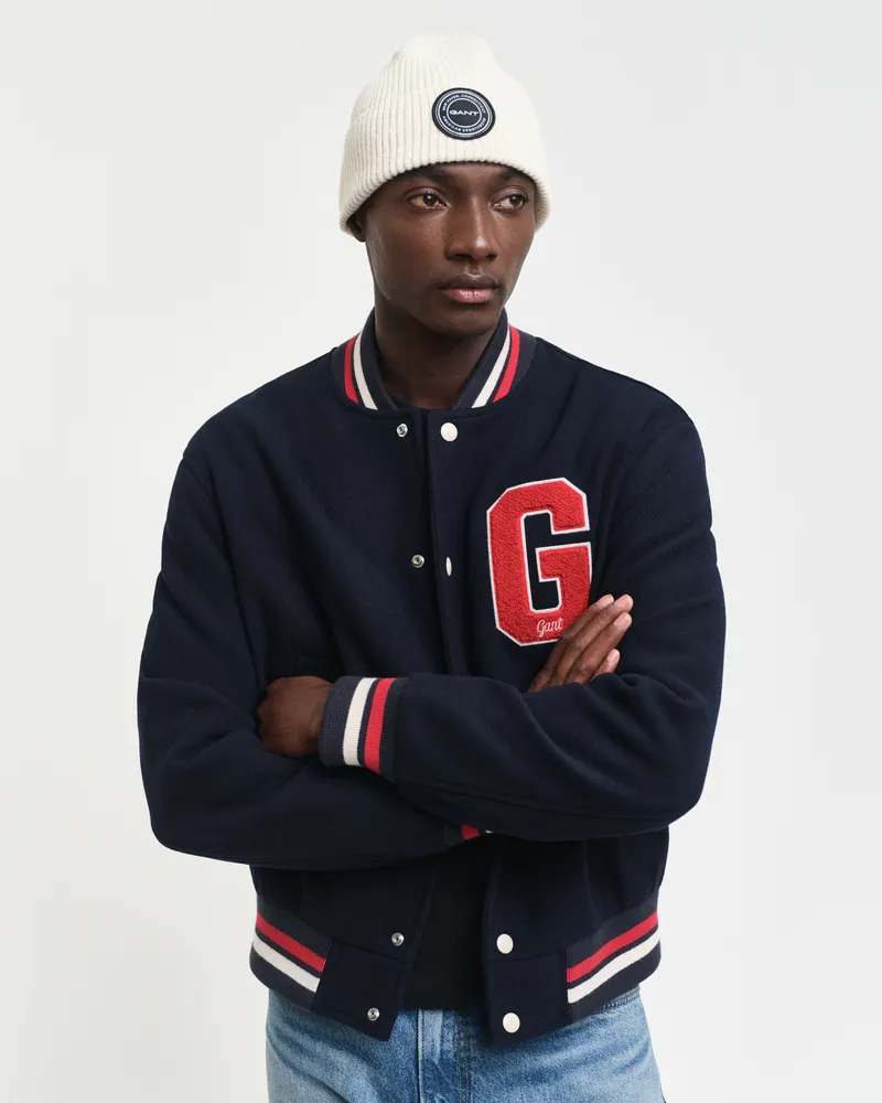 Gant Herren Strick Beanie aus Wolle 