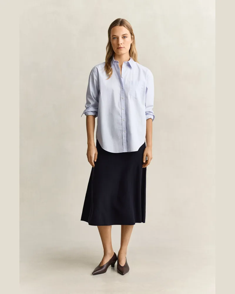 Gant Damen Rock aus Lambswool EVENING Blau Evening
