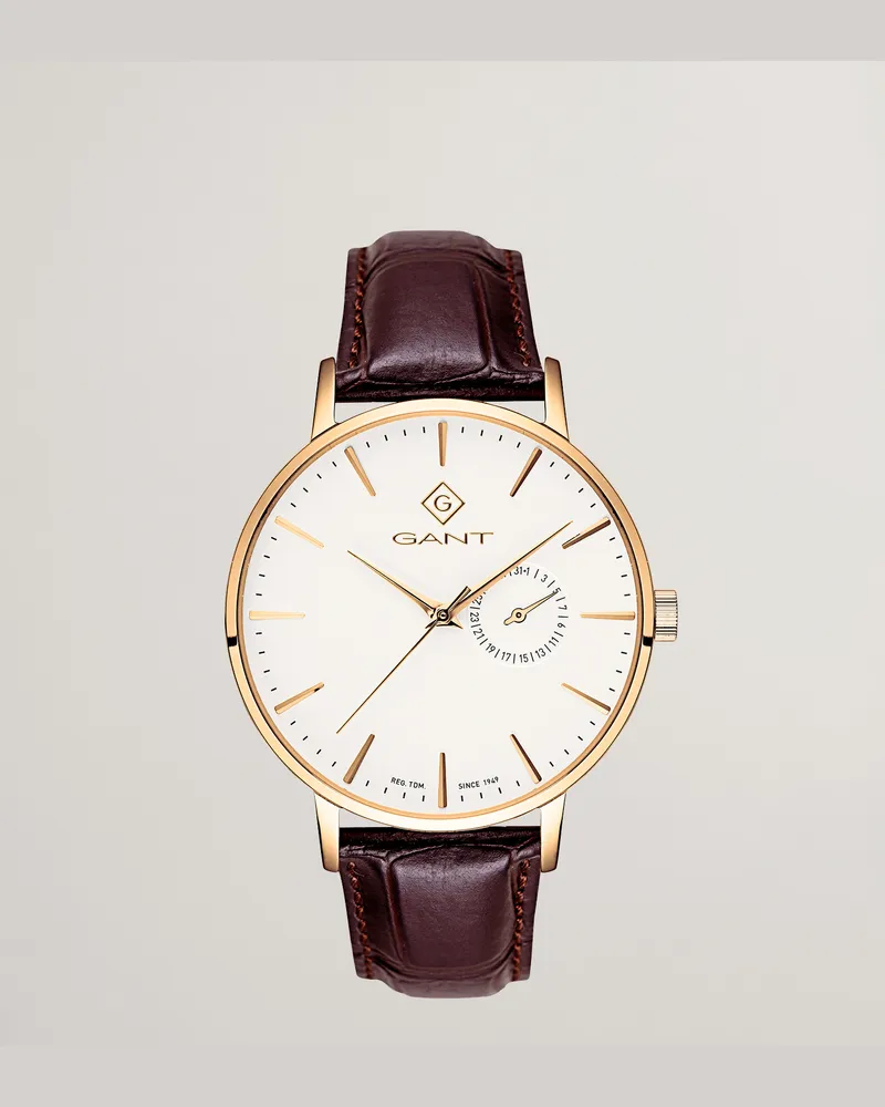 Gant Herren Park Hill III Armbanduhr Weiß Weiß