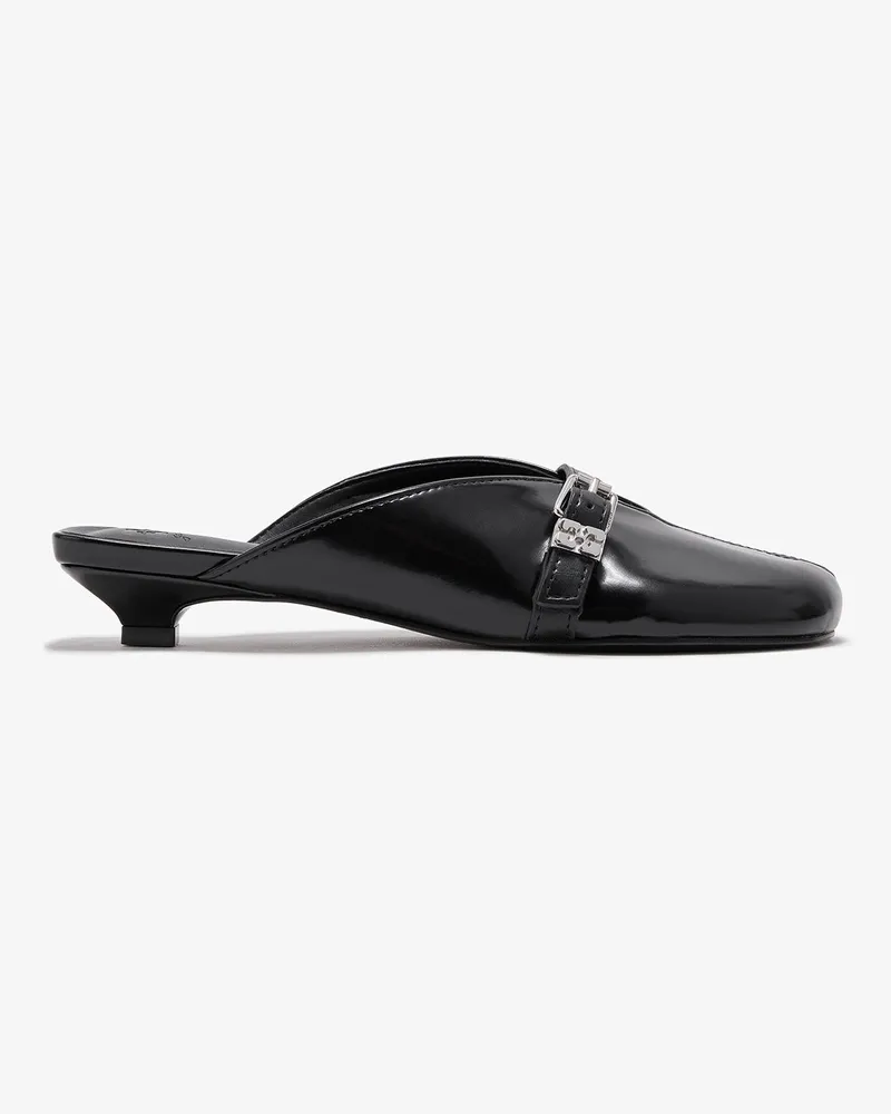 Ganni Sue-Mules mit Kitten-Heel in Schwarz - Größe Schwarz