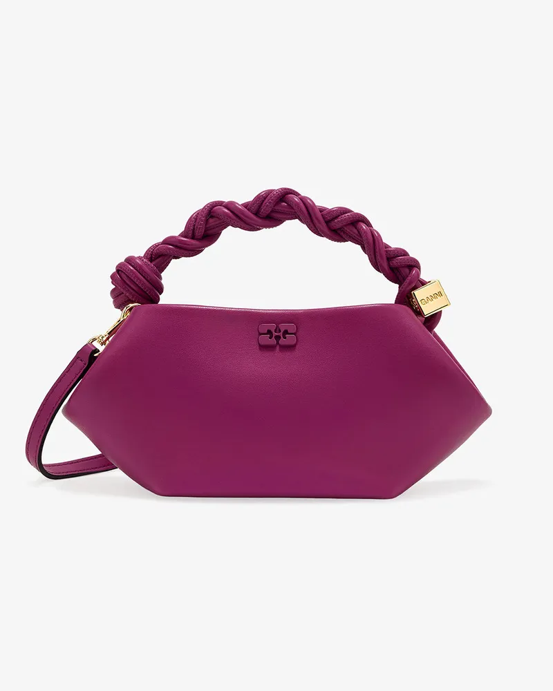 Ganni Boysenberry Mini Bou Bag Boysenberry