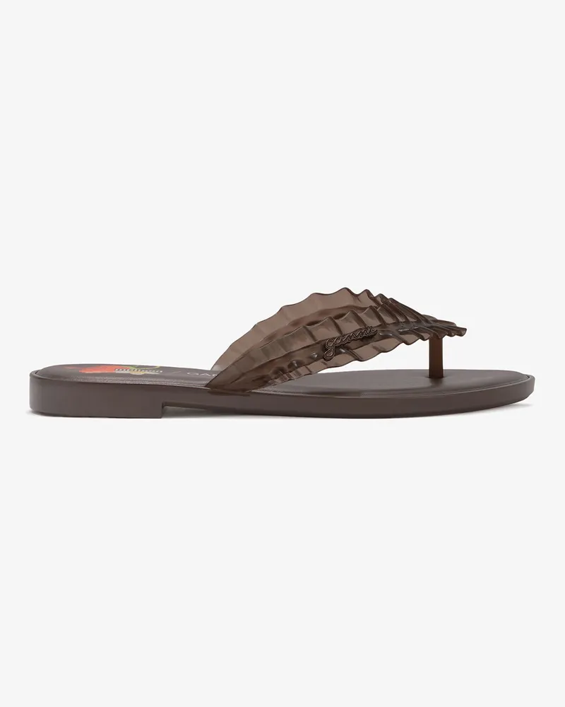 Ganni Melissa-Flip-Flop in Braun - Größe Braun