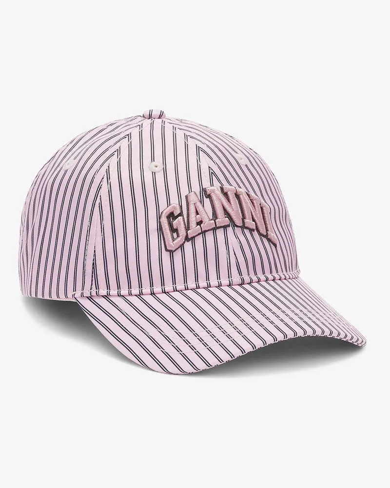 Ganni Bedruckte Nylonkappe Cameo rosa Cameo