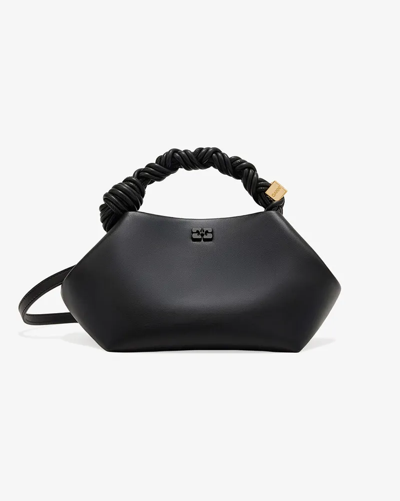 Ganni Schwarze kleine Bou Tasche schwarz Schwarz