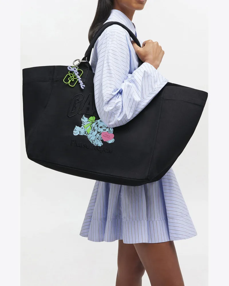 Ganni Charakteristischer grüner -Schlüsselanhänger grün Grün