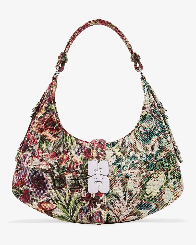 Ganni Kleine Kat-Tasche mit Gobelinmuster gemischt Gemischt