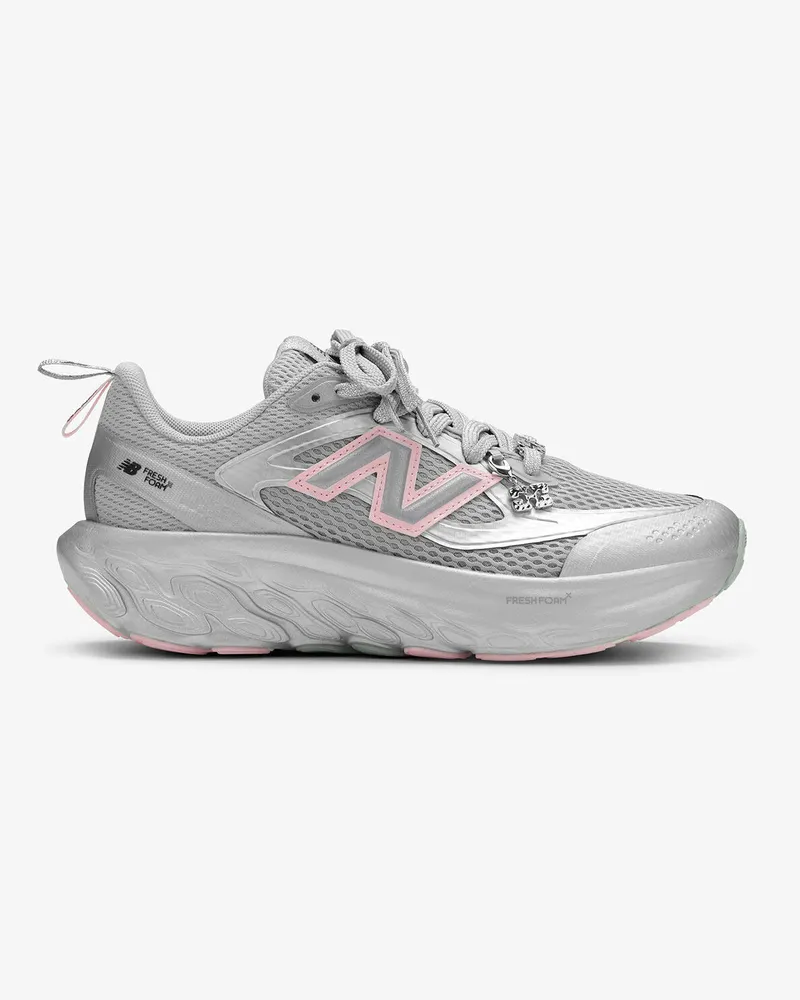 Ganni x New Balance silberfarben and rosa FFT Turnschuhe - Größe Rosa