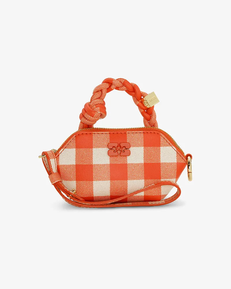 Ganni Rote Nano Bou-Tasche rot Rot