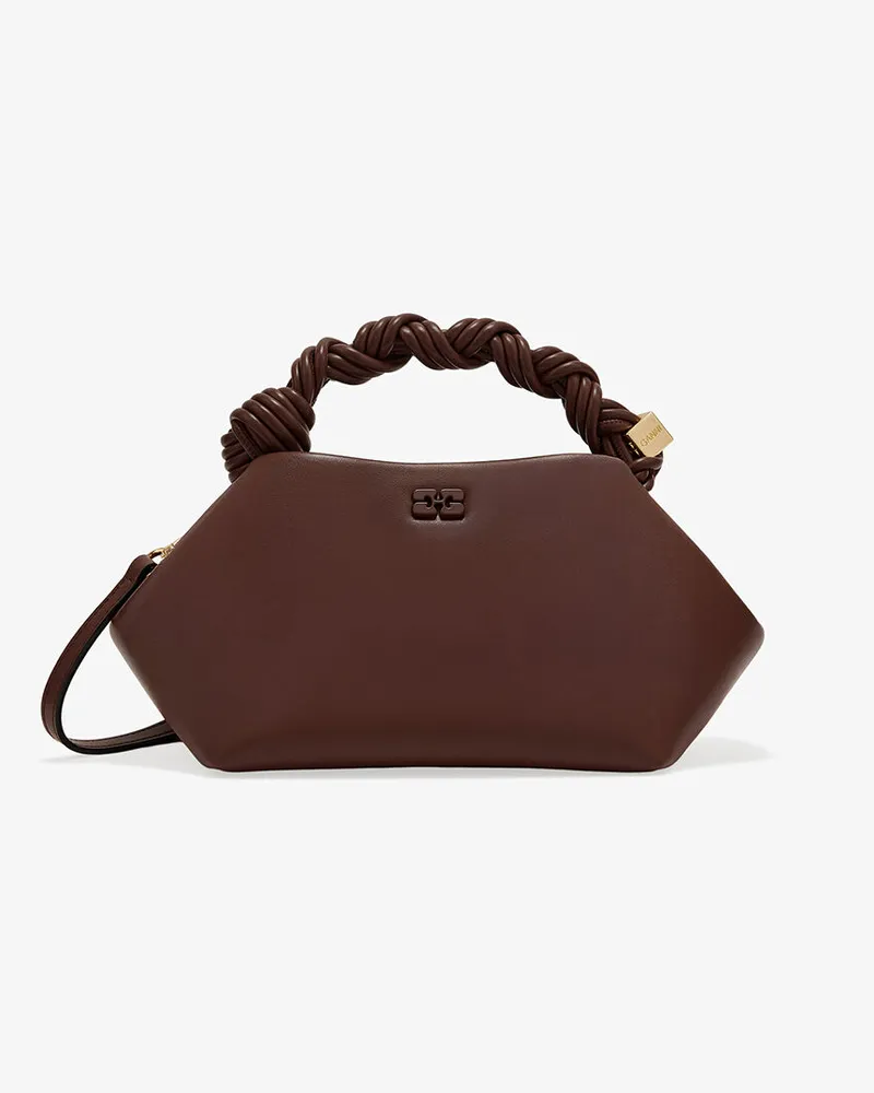 Ganni Braune kleine Bou Tasche braun Braun