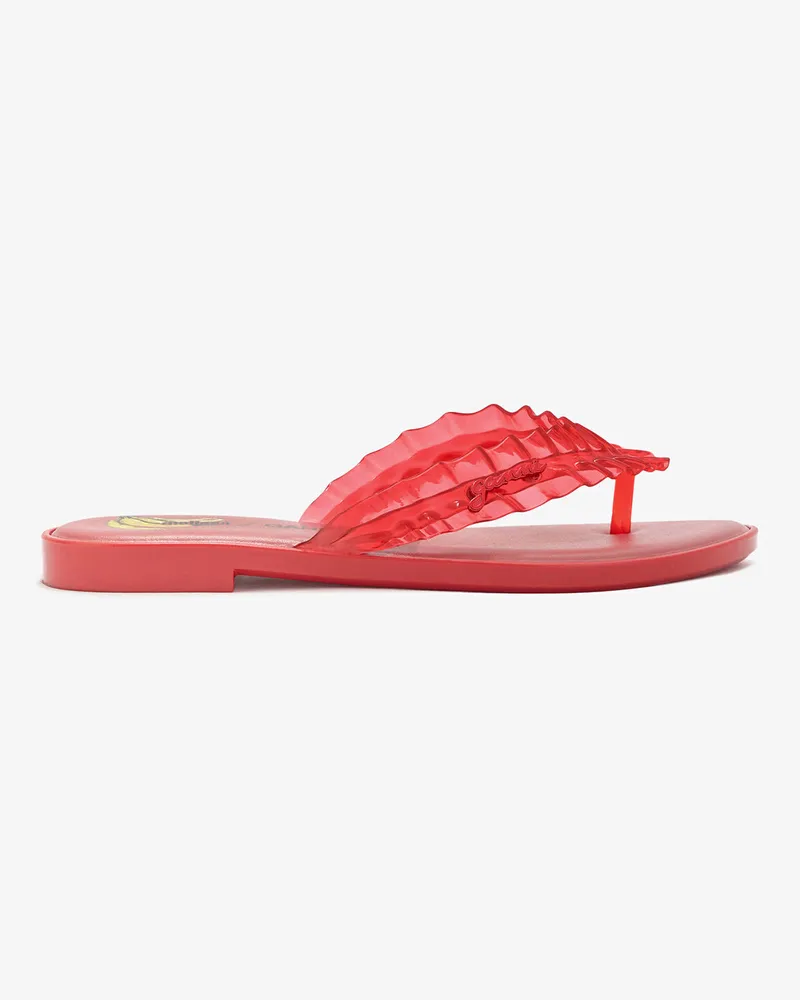 Ganni Melissa-Flip-Flop in Rot - Größe Rot