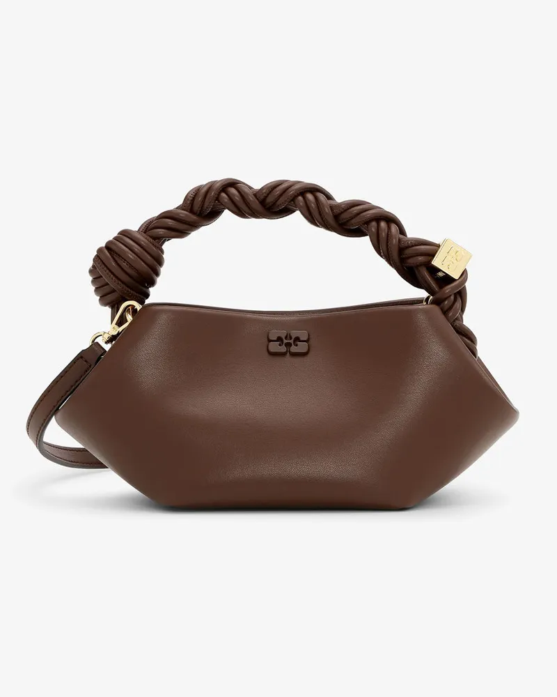 Ganni Braune Mini Bou Tasche braun Braun