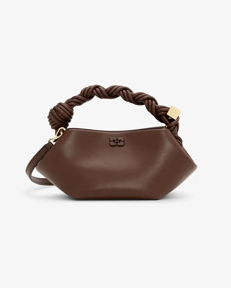Ganni Braune Mini Bou Tasche braun Braun
