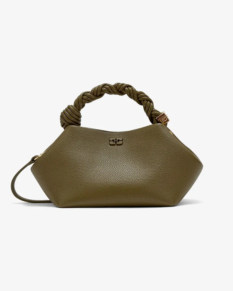 Ganni Kleine Bou-Tasche in Grün Grün