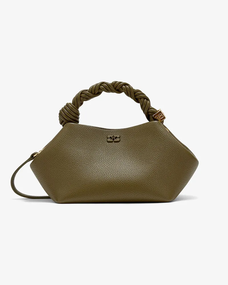 Ganni Kleine Bou-Tasche in Grün Grün