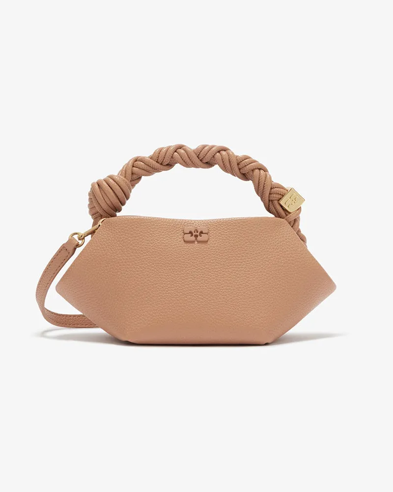 Ganni Mini-Bou-Tasche in Braun Tawny Birch Tawny