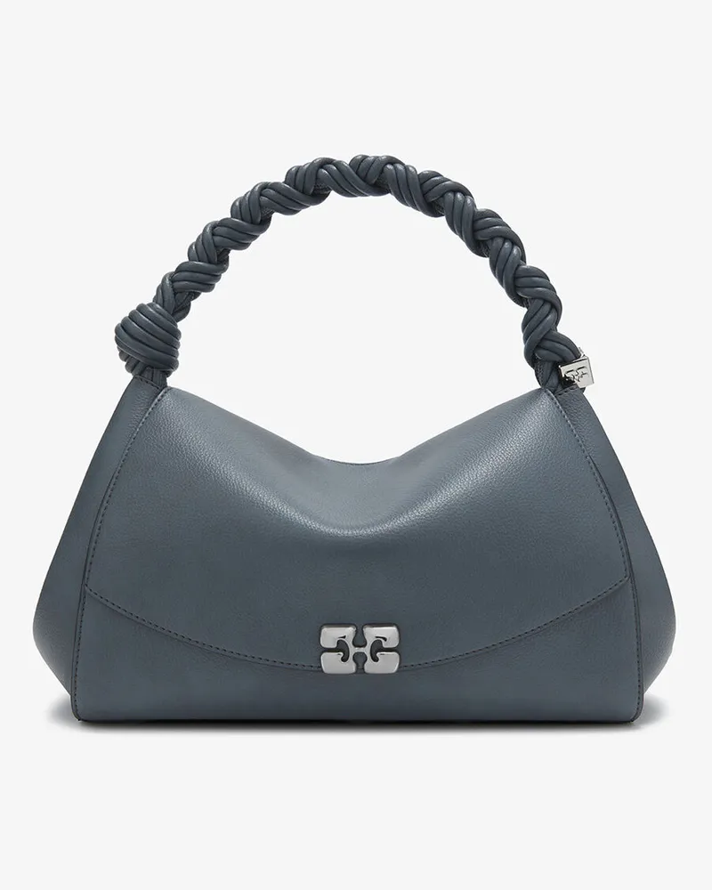 Ganni Very-Bou-Tasche in Glänzende Grün Quiet Shade Quiet