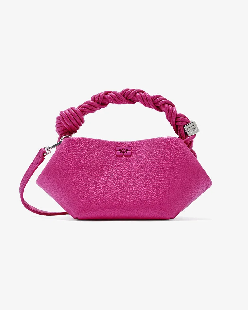 Ganni Mini-Bou-Tasche in Rosa Rosa