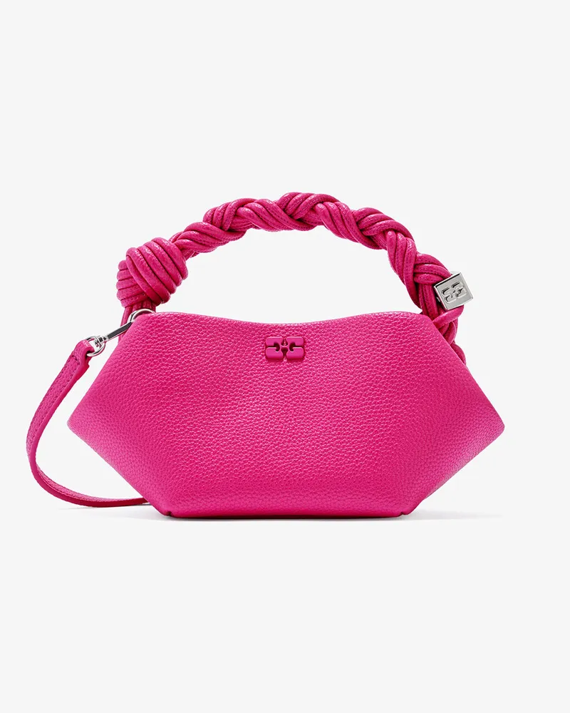 Ganni Mini-Bou-Tasche in Rosa Rosa