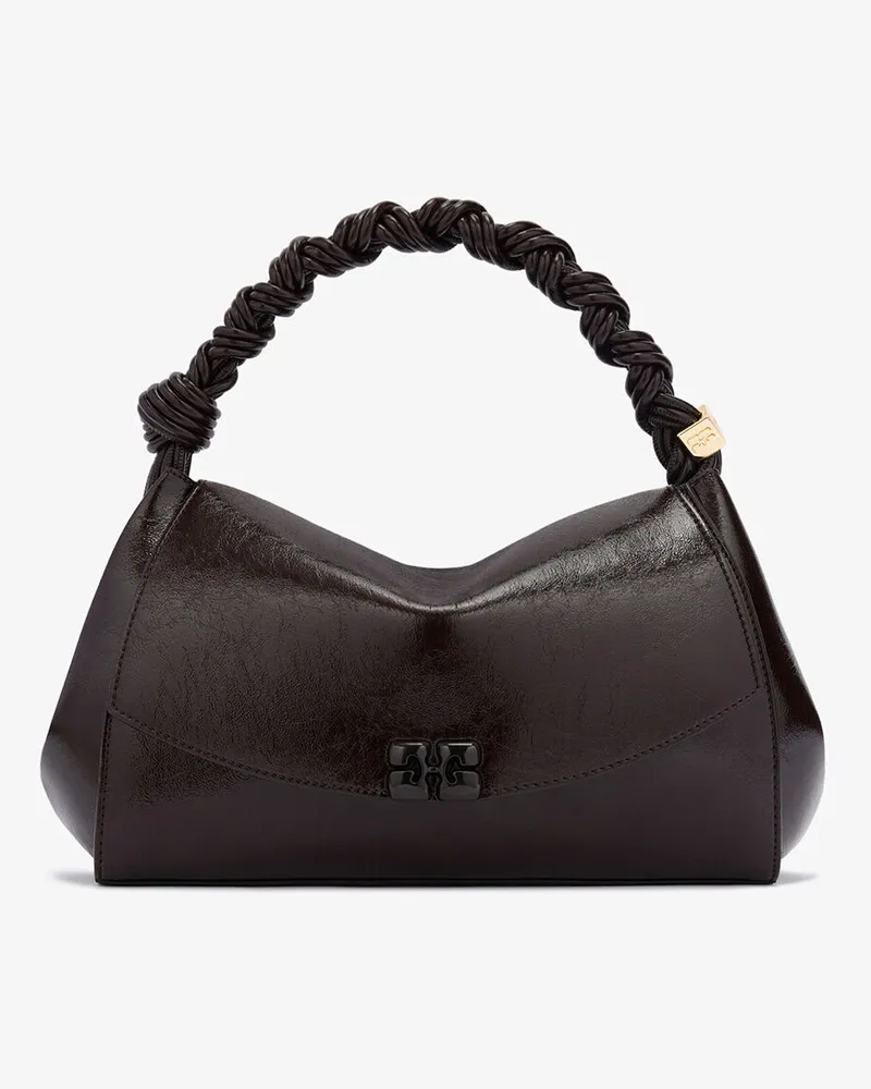 Ganni Very-Bou-Tasche in Glänzende Braun Braun