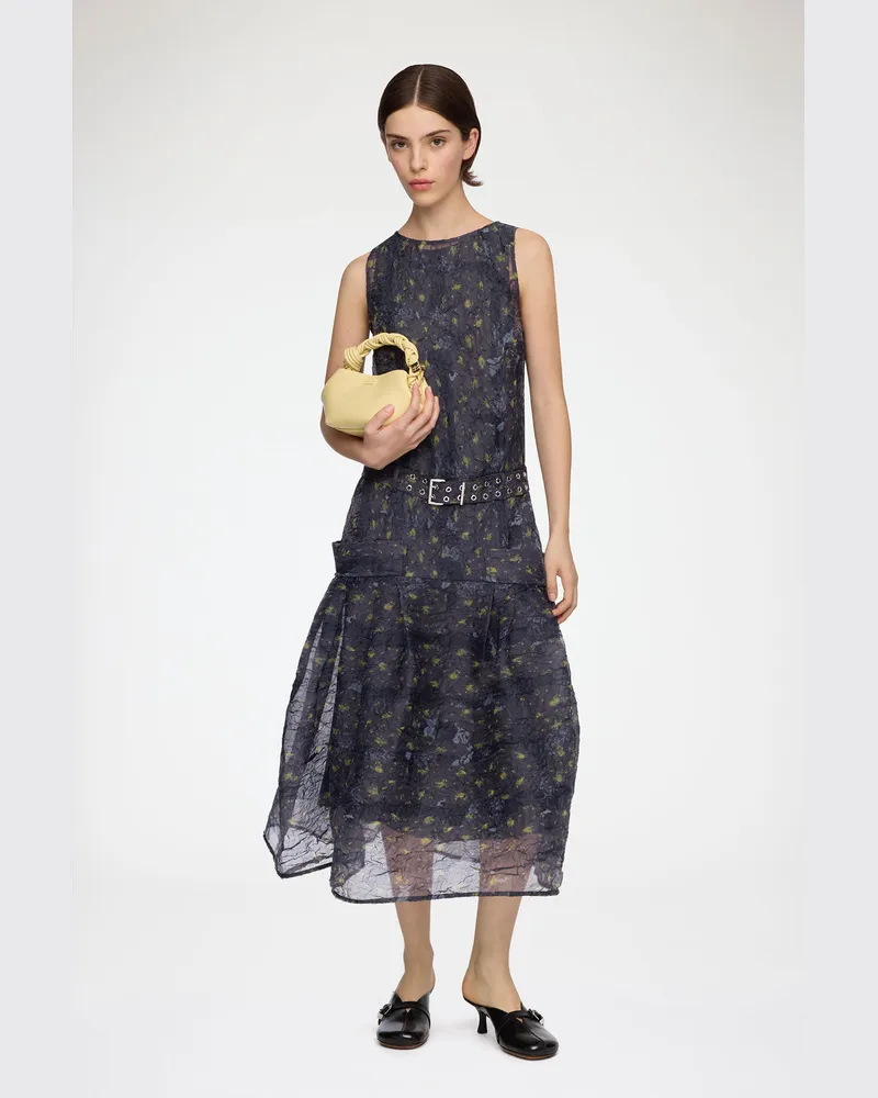 Ganni Kleid aus Shibori-Organza - Größe gemischt Gemischt
