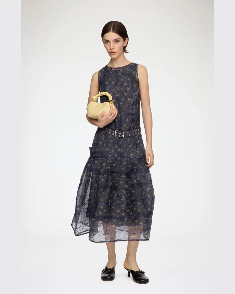 Ganni Kleid aus Shibori-Organza - Größe gemischt Gemischt