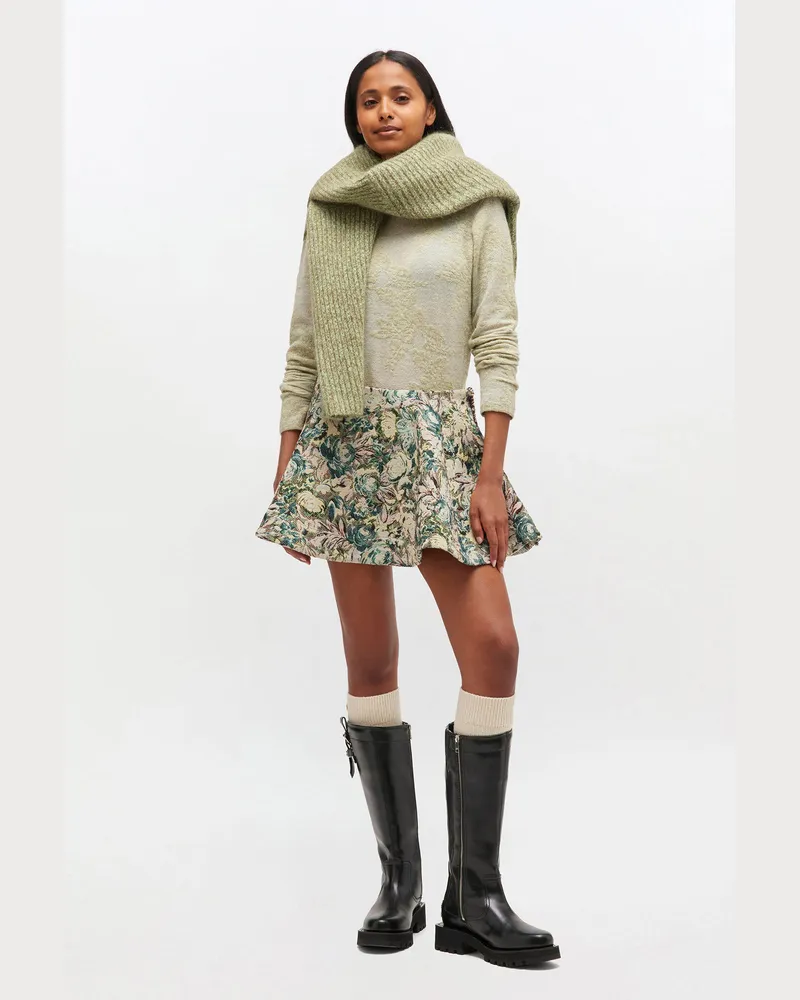 Ganni Mini-Tellerrock aus Gobelin - Größe gemischt Gemischt