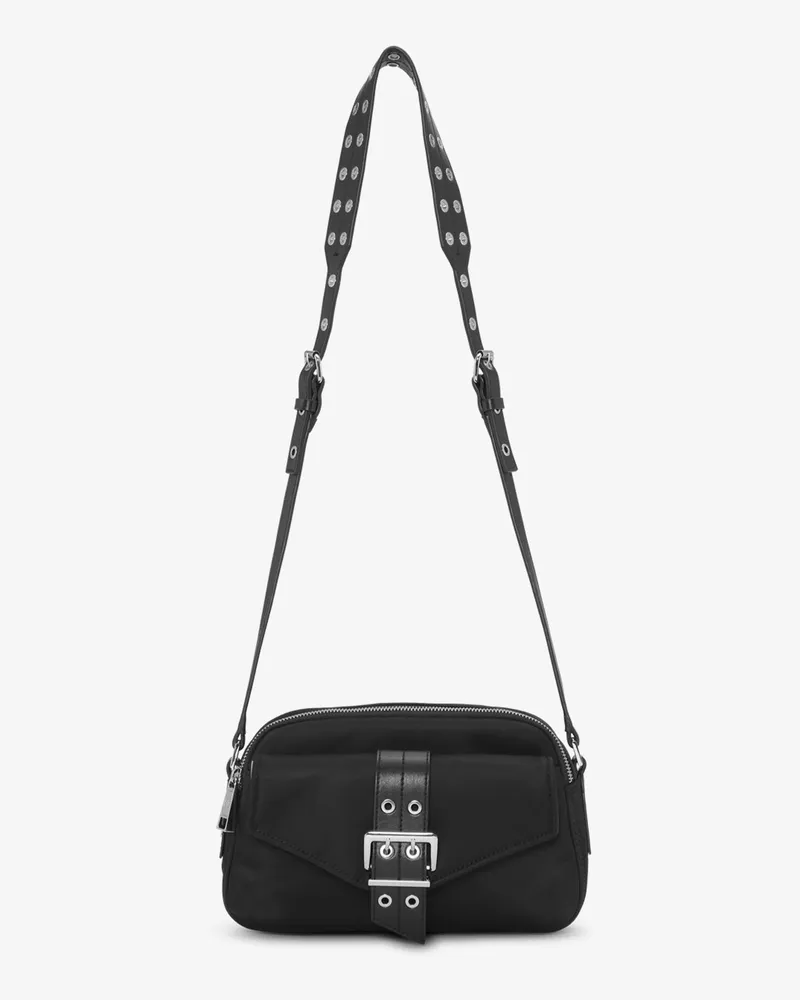 Ganni schwarz Bucky Camera Tasche Schwarz