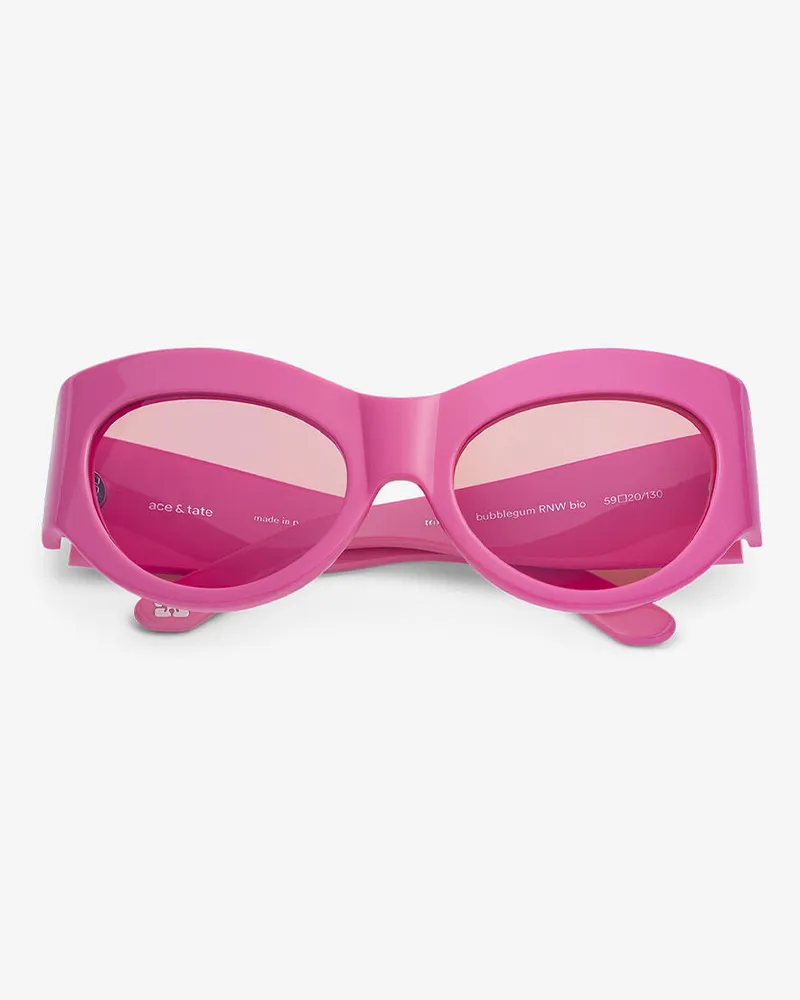Ganni Trixie-Sonnenbrille Von  x Ace & Tate - Größe rosa Rosa