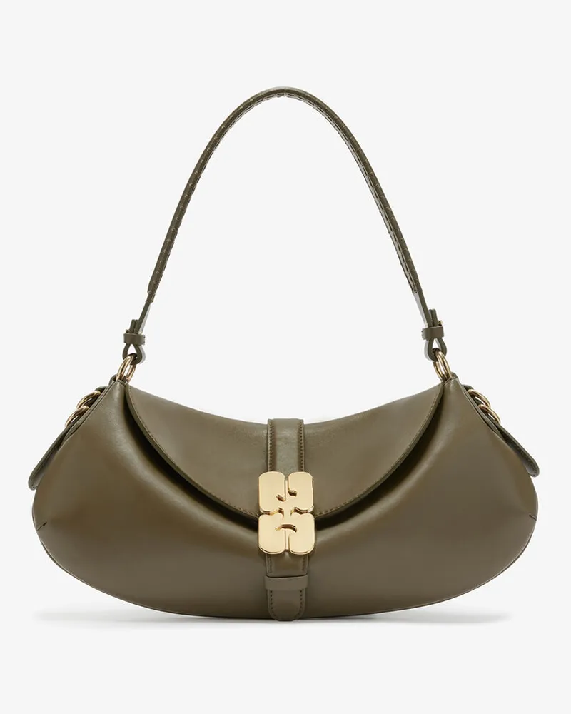 Ganni B-Kat Tasche in Grün Grün