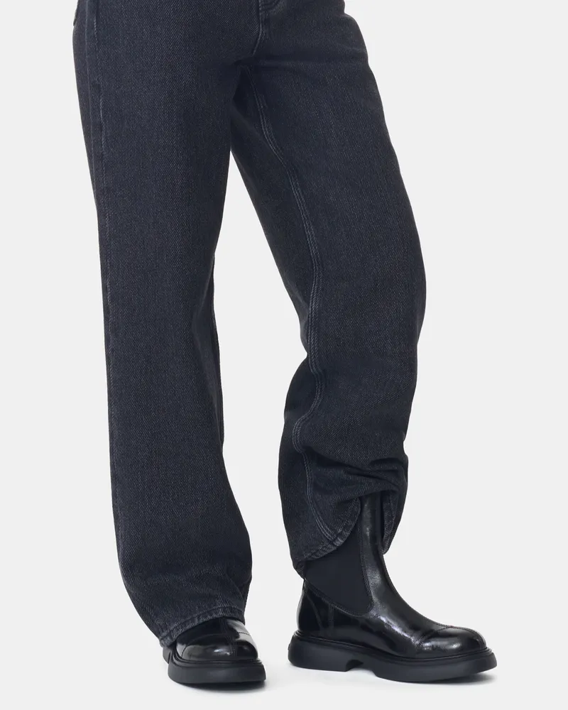 Ganni schwarz Everyday Mid Chelsea Boots - Größe Schwarz