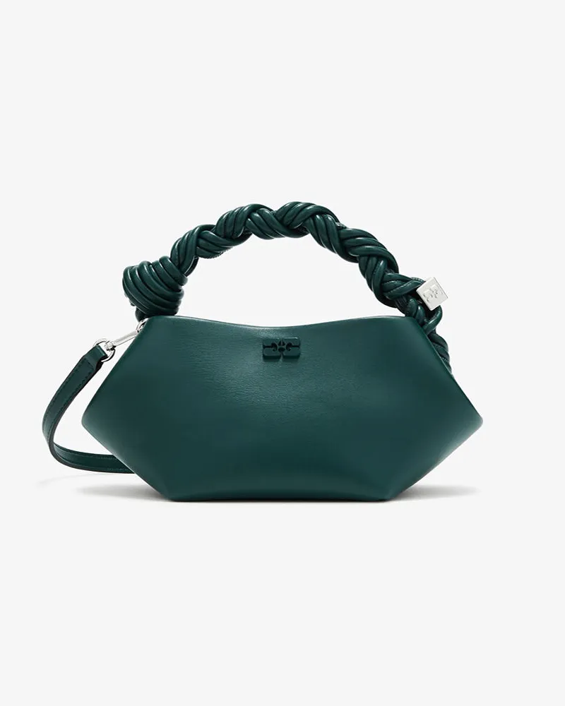 Ganni Mini-Bou-Tasche in Grün Grün