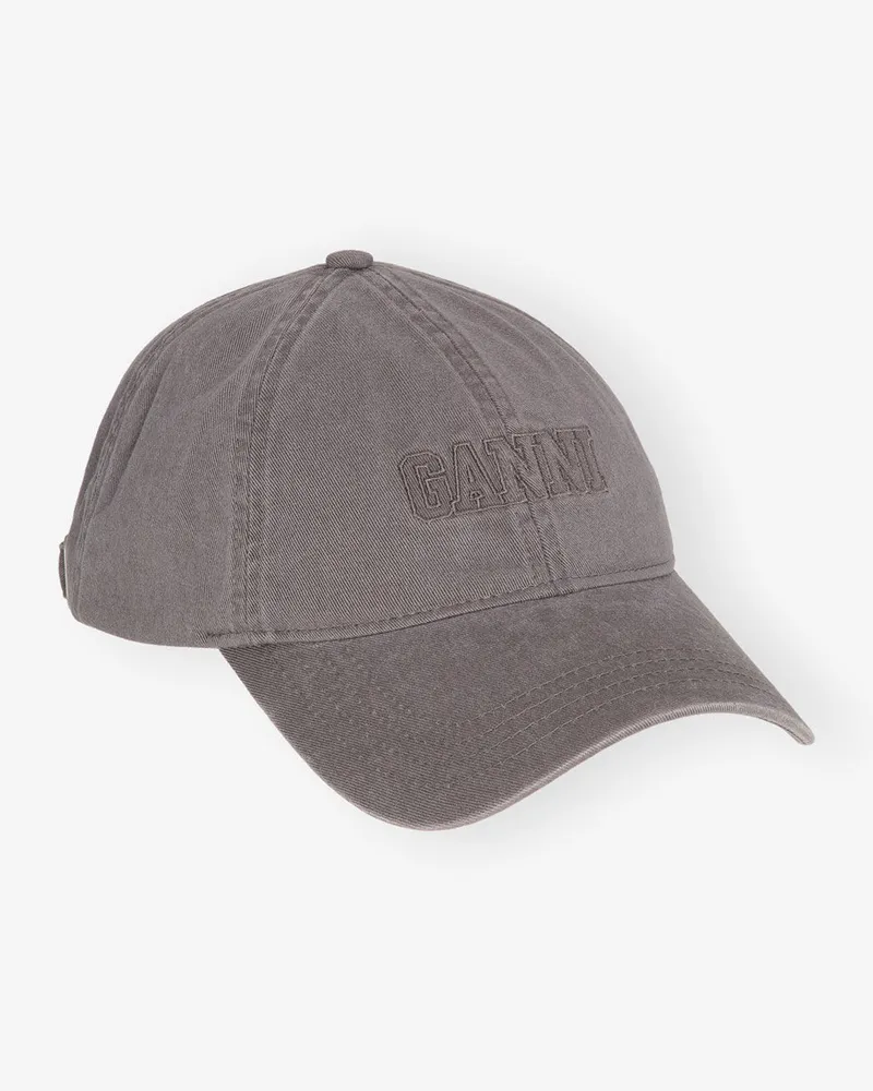 Ganni Graue Kappe Frost Gray Frost