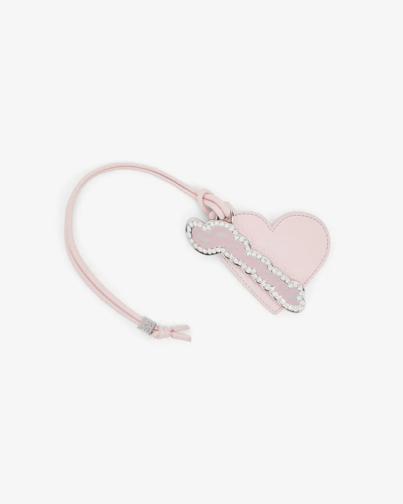 Ganni Herzspiegel in rosa Rosa