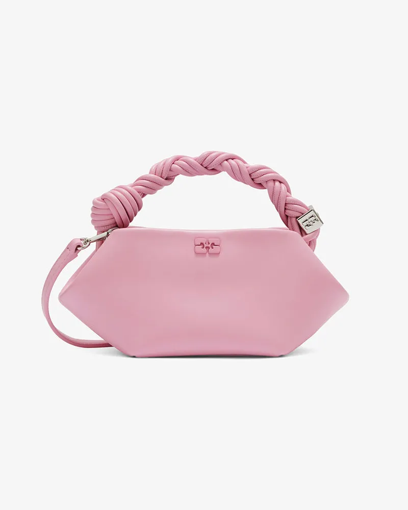 Ganni Mini-Bou-Tasche in Rosa Rosa