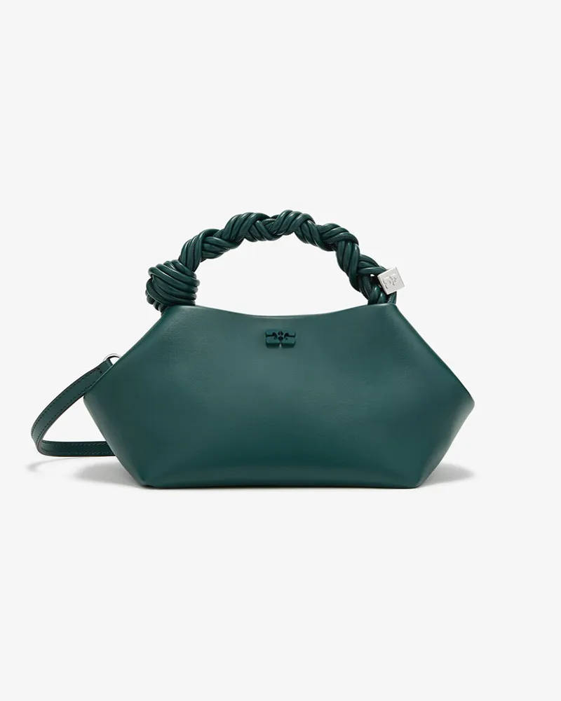 Ganni Kleine Bou-Tasche in Grün Grün