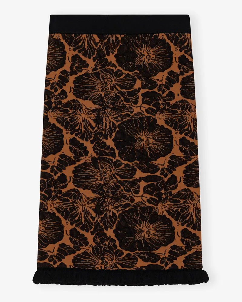 Ganni 3D Jacquard Rock braun Braun