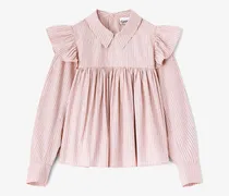 rosa Rüschenbluse Bio-Baumwolle - Größe