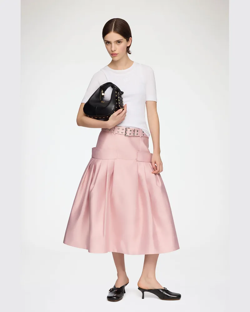 Ganni Rock aus Duchesse-Satin - Größe Potpourri Potpourri