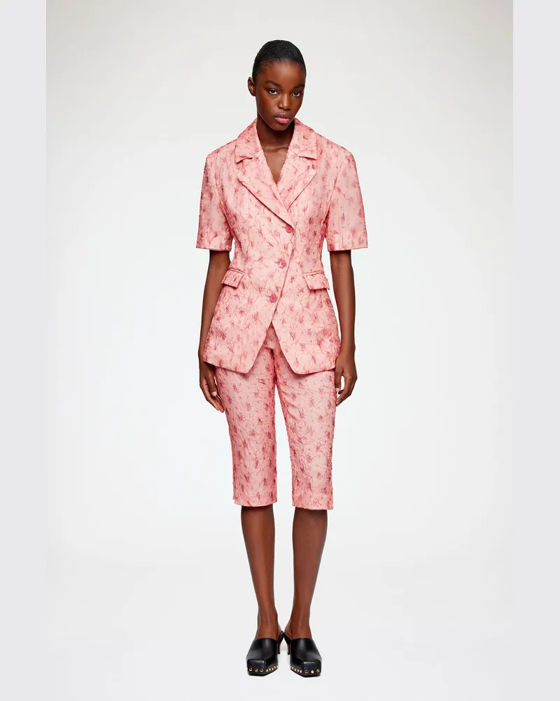 Ganni Caprihose aus Shibori-Organza - Größe Lantana Lantana