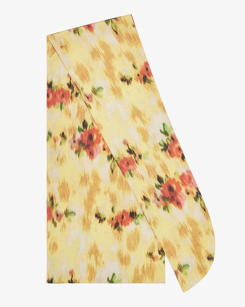 Ganni Wickelschal mit Muster Aurora Aurora