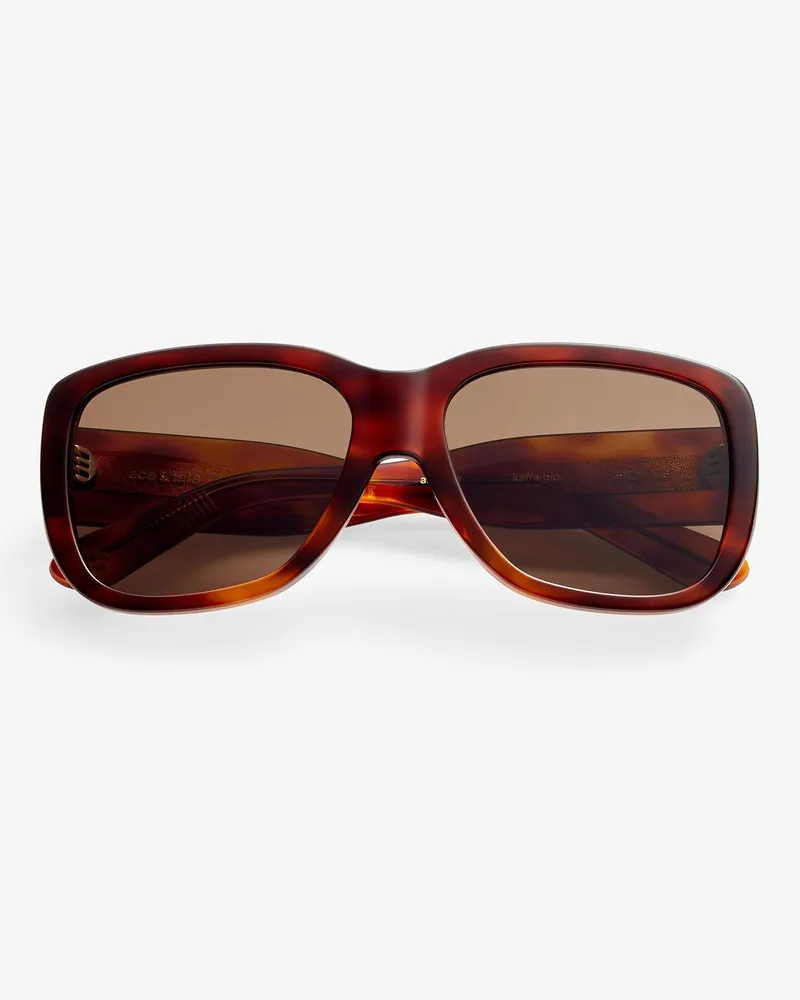 Ganni Antonio-Sonnenbrille von x Ace & Tate beige Beige