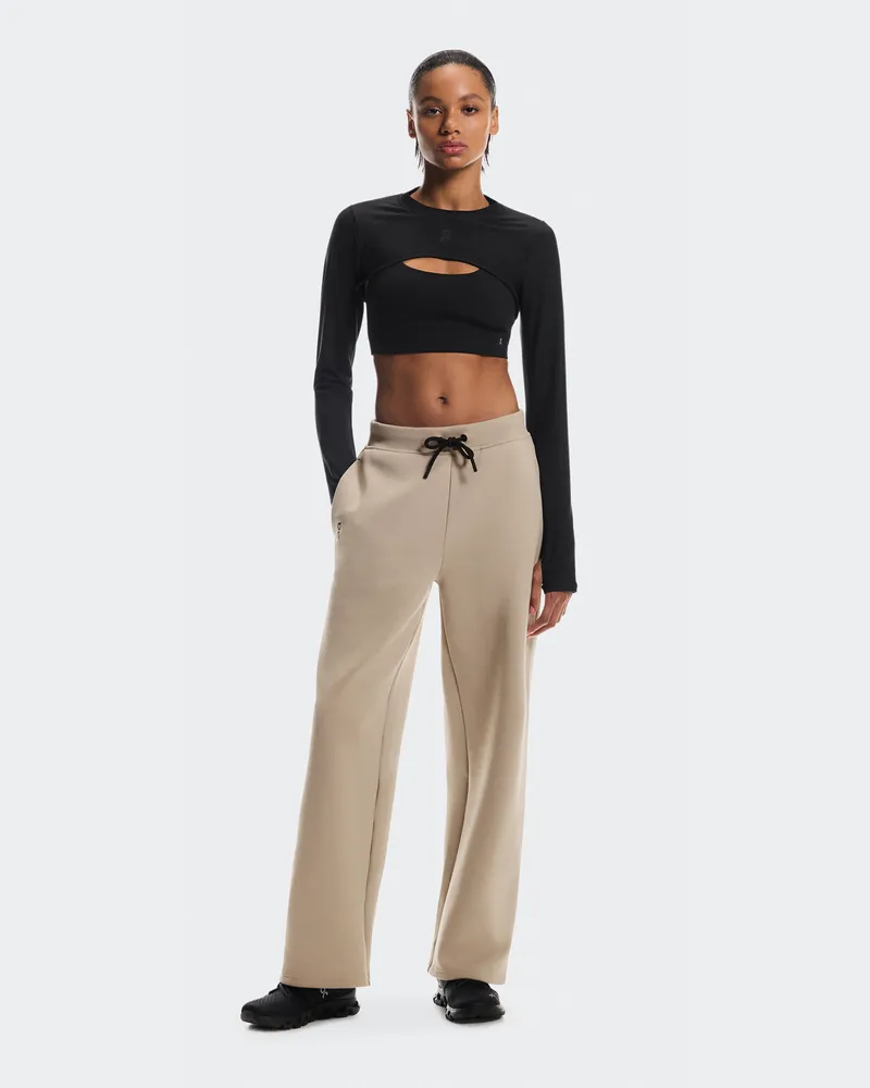 ON Focus Tech Sweatpants Beige